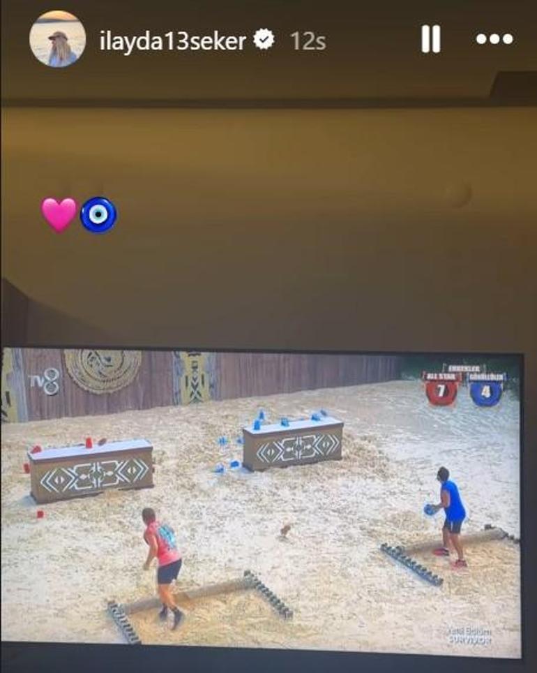 Survivor İsmail Balabanın eşi İlayda Şekerden romantik paylaşım Çok özledim çok