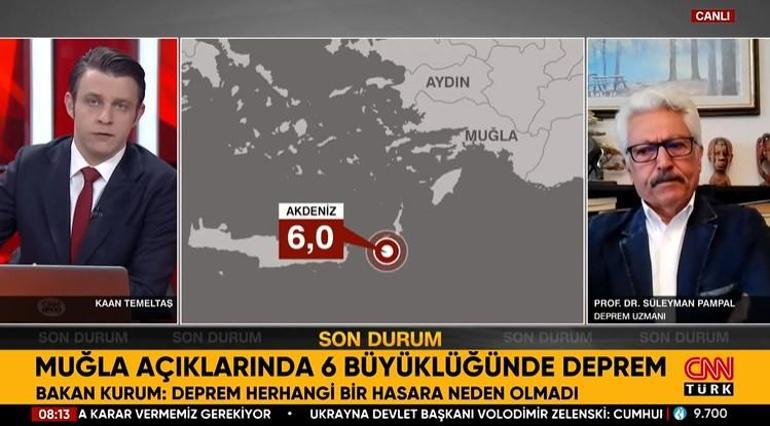 Muğla açıklarında 6 büyüklüğünde deprem Uzman isimden büyük deprem olursa sürpriz olmaz yorumu