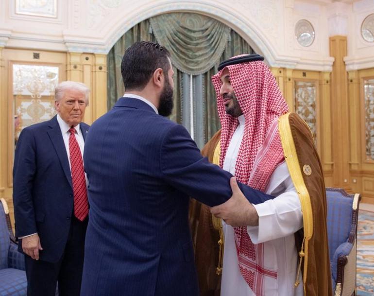 Son dakika: Trump ve Şara Riyadda görüştü