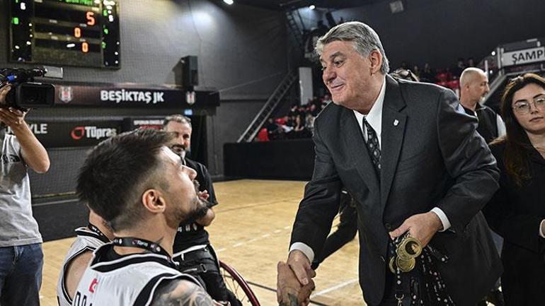 Beşiktaş ve Batman takımları farkındalık için parkeye çıktı