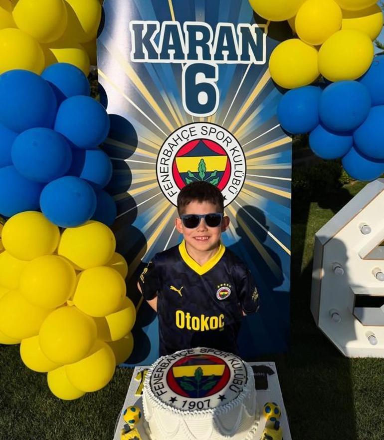 Fahriye Evcen ile Burak Özçivitin oğlu Karan 6 yaşına girdi