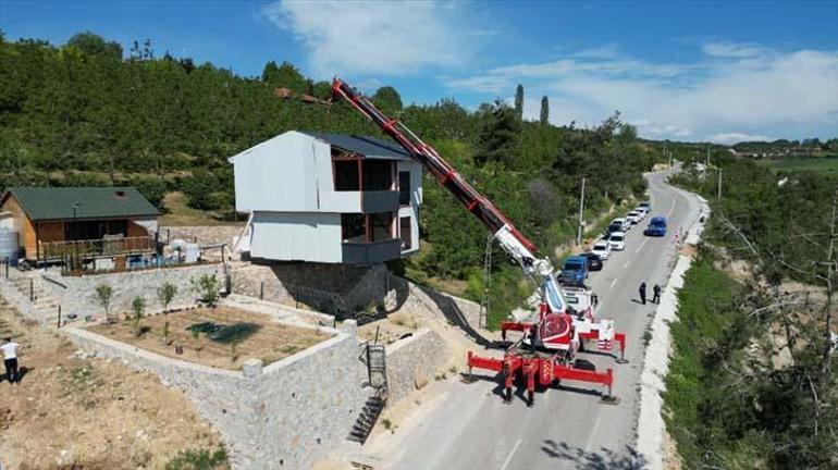 Uçan villanın sahibi konuştu: Asgari ücretle çalışıyorum, kiradan kurtulmak için yaptım