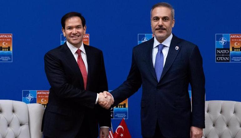 Antalyada kritik görüşme Dışişleri Bakanı Hakan Fidan, ABDli mevkidaşı Rubio ile bir araya geldi