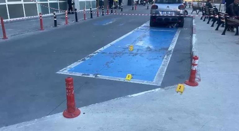 Beylikdüzünde korku dolu dakikalar Hastane bahçesinde silah sesleri