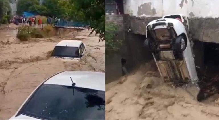 Osmaniyeyi sağanak vurdu Bülbül deresi taştı... Vali Yılmazdan açıklama