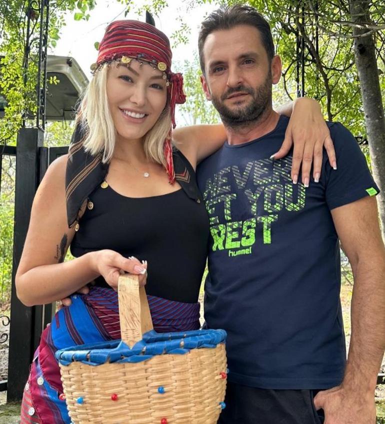 Aylin Coşkun ve Volkan Aslan nasıl barıştı Gelinliğinin ağırlığı şoke etti
