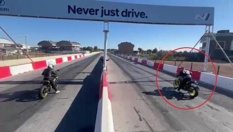 Antalyada drag pistinde feci ölüm Görüntüler ortaya çıktı