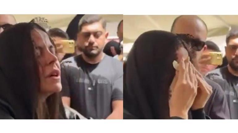 Simge Sağının en acı günü Ablasını son yolculuğuna uğurladı