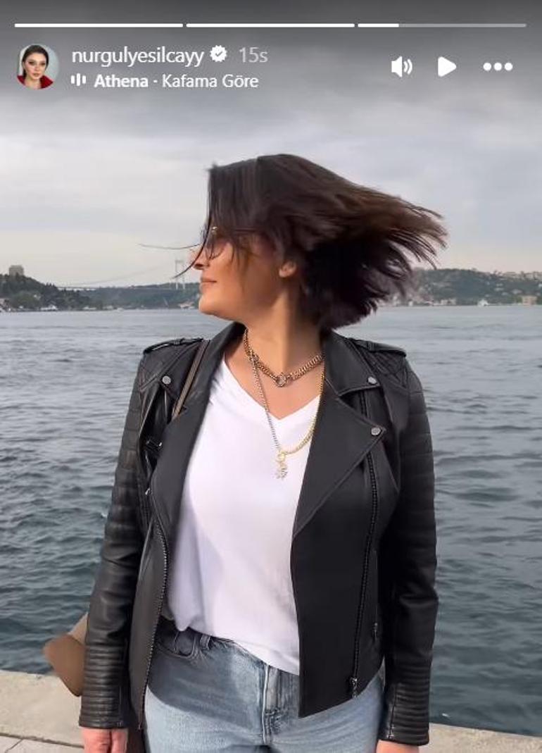 Güzel oyuncu Nurgül Yeşilçay imaj değişikliğine gitti İşte yeni kısa saçları