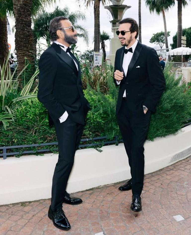 Kerem Alışıkın gurur günü Baba oğul Cannesda poz verdi