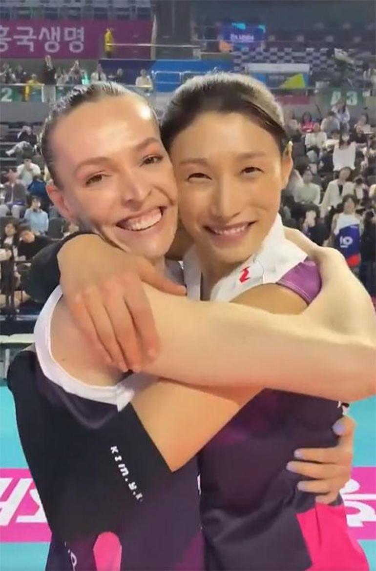 Eda Erdem gözyaşlarını tutamadı Kim Yeon Koung All Star maçına damga vurdu