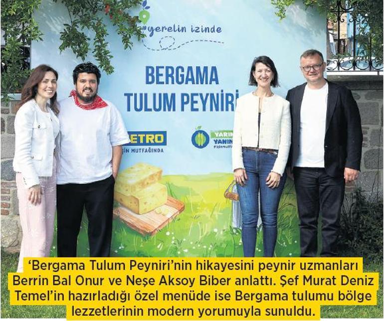 Bergama tulumu ‘Yerelin İzinde’ sofralarla buluştu