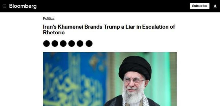 Son dakika İran dini lideri Hamaney’den Trumpa suçlama