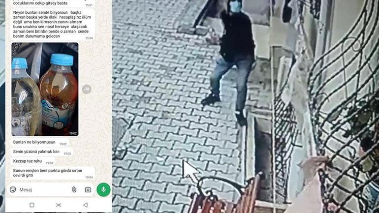 Boşanma aşamasındaki eşinin ailesine kezzaplı dehşet Evde olsaydım yüzümü yakacaktı