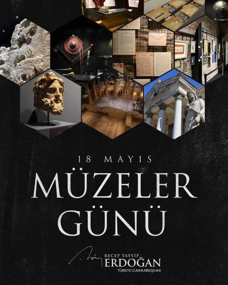 Cumhurbaşkanı Erdoğandan Müzeler Günü paylaşımı
