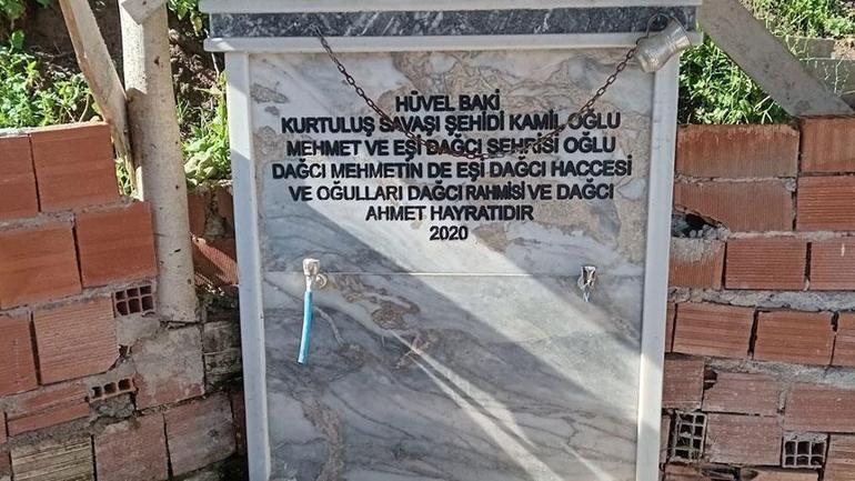 Şehit dedesinin vasiyetini 104 yıl sonra yerine getirdi Kabrinden toprak alıp, Orduya götürdü