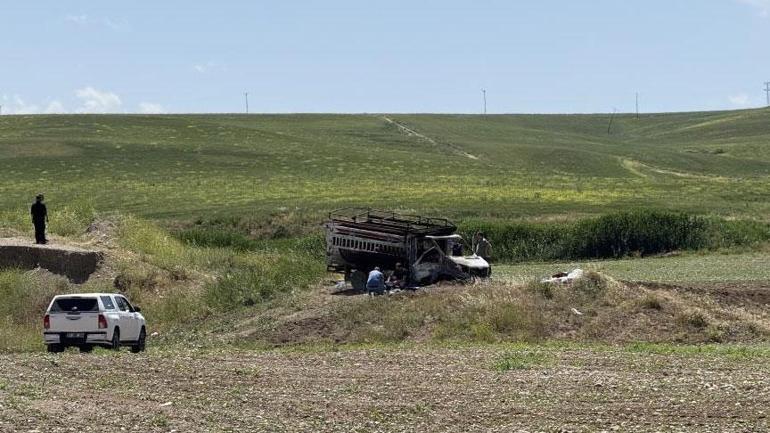 Diyarbakır’da korkunç olay Baba ve 15 yaşındaki oğul kamyonetle yanmış halde bulundu
