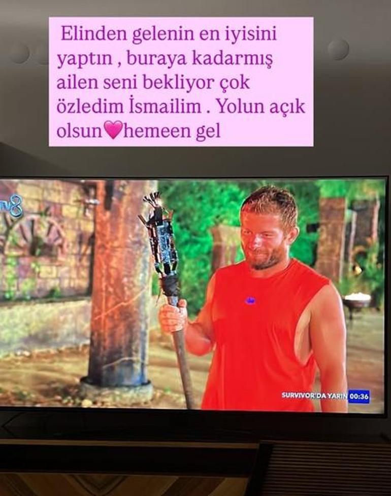 Survivorda İsmail Balaban gözyaşlarıyla elendi Eşi İlayda Şekerden ilk paylaşım