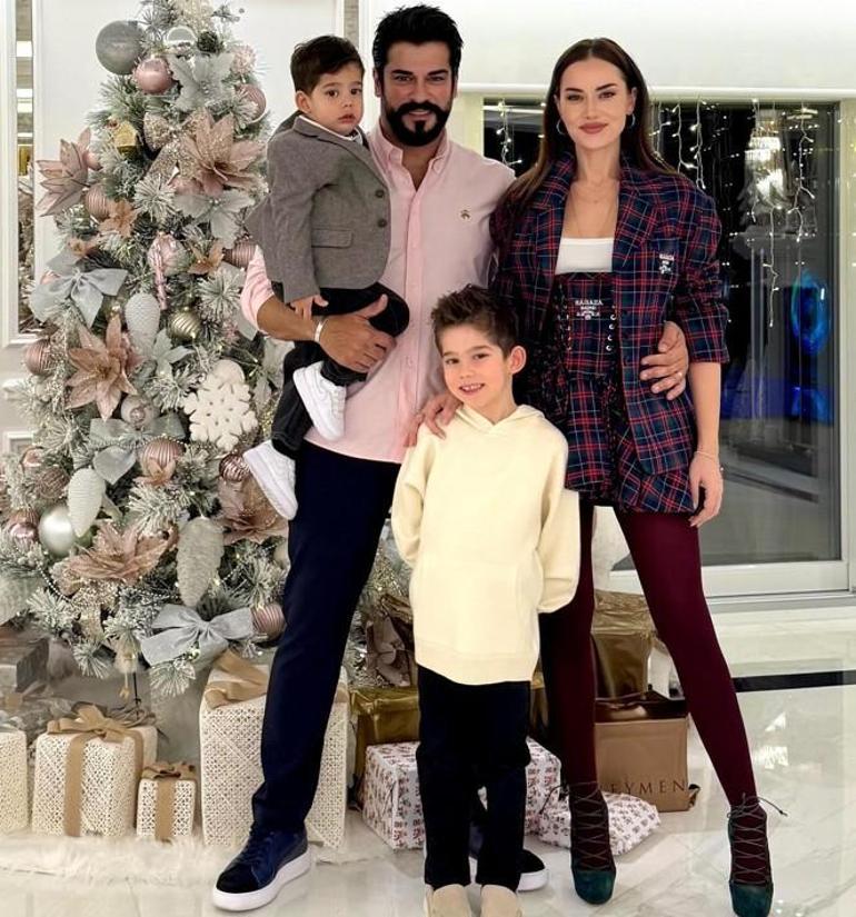 Burak Özçivit aşka geldi Eşi Fahriye Evceni kalp emojisiyle paylaştı