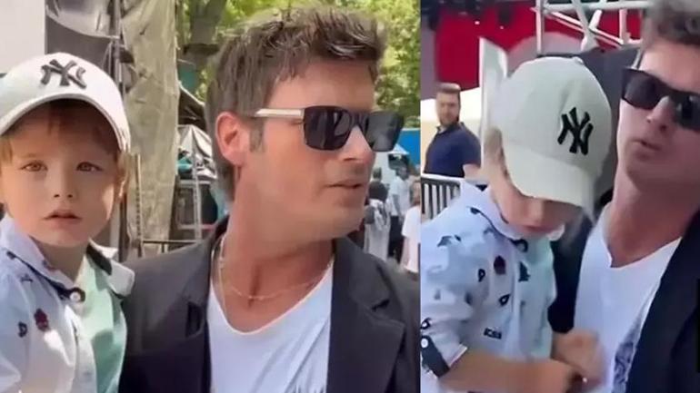 Kıvanç Tatlıtuğun oğlu Kurt Efeyi görenler aynı babası dedi