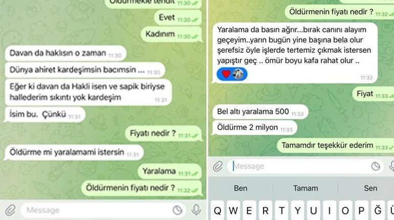 Son dakika: Kiralık katil pazarı Skandal yazışmalar ortaya çıktı