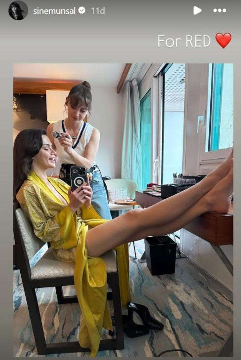 Uzak Şehirin yıldızı Sinem Ünsal, Cannes hazırlık sürecini paylaştı