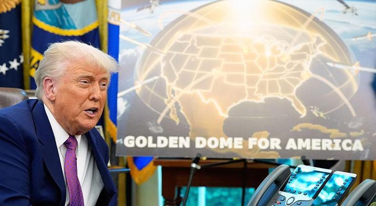 Son dakika: Trump duyurdu ABD Altın Kubbe inşa edecek