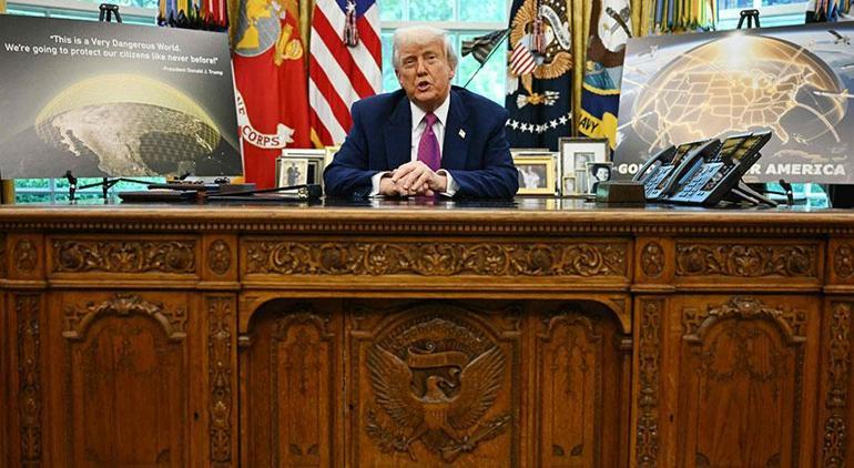 Son dakika: Trump duyurdu ABD Altın Kubbe inşa edecek