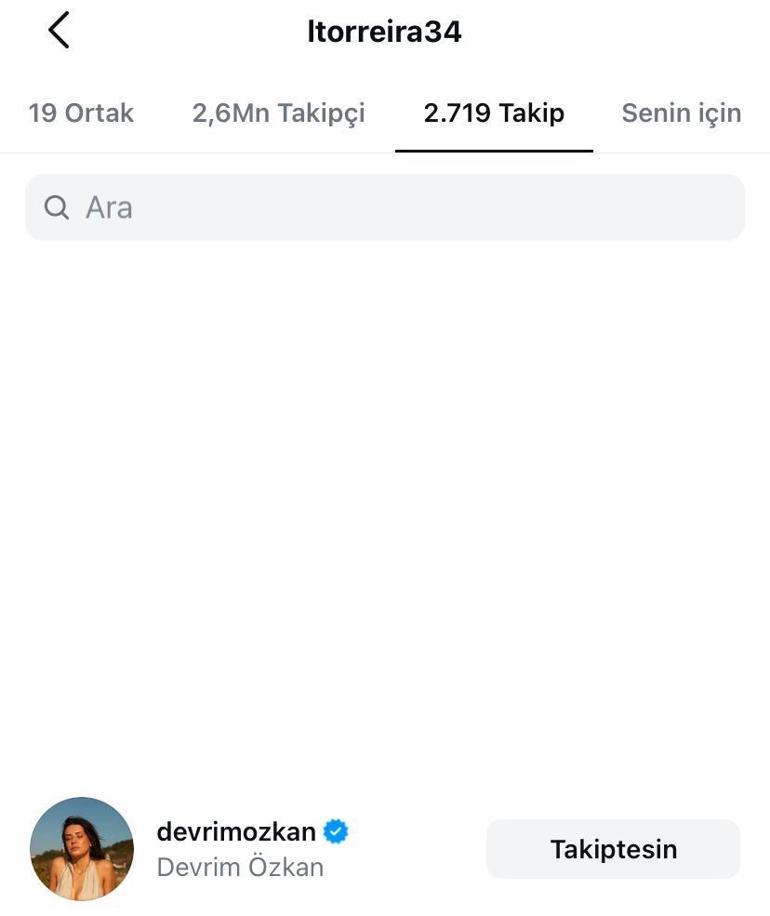 Lucas Torreiradan Instagramda beklenmedik hamle Devrim Özkan ne yapacak