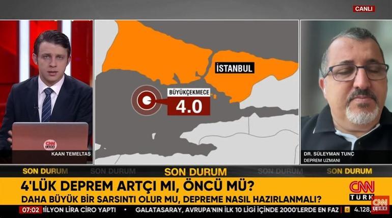 İstanbulda 4 büyüklüğündeki depremle ilgili çarpıcı yorum Devam edecek mi