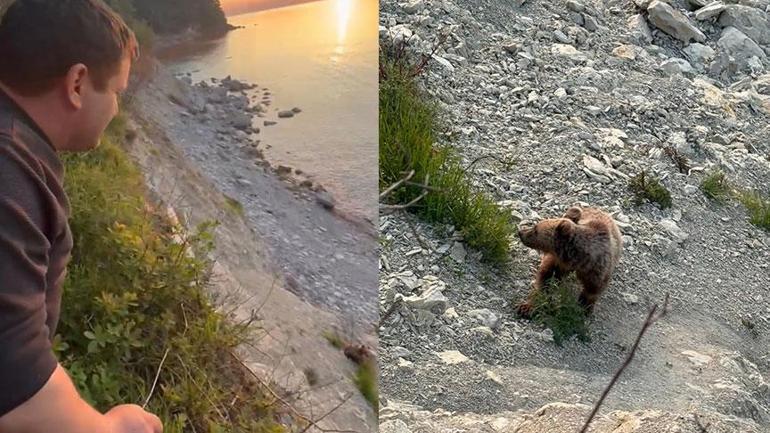 Balıkçı kaydetti, görüntüler hızla yayıldı Vatandaşlar dakikalar sonra sahile akın etti