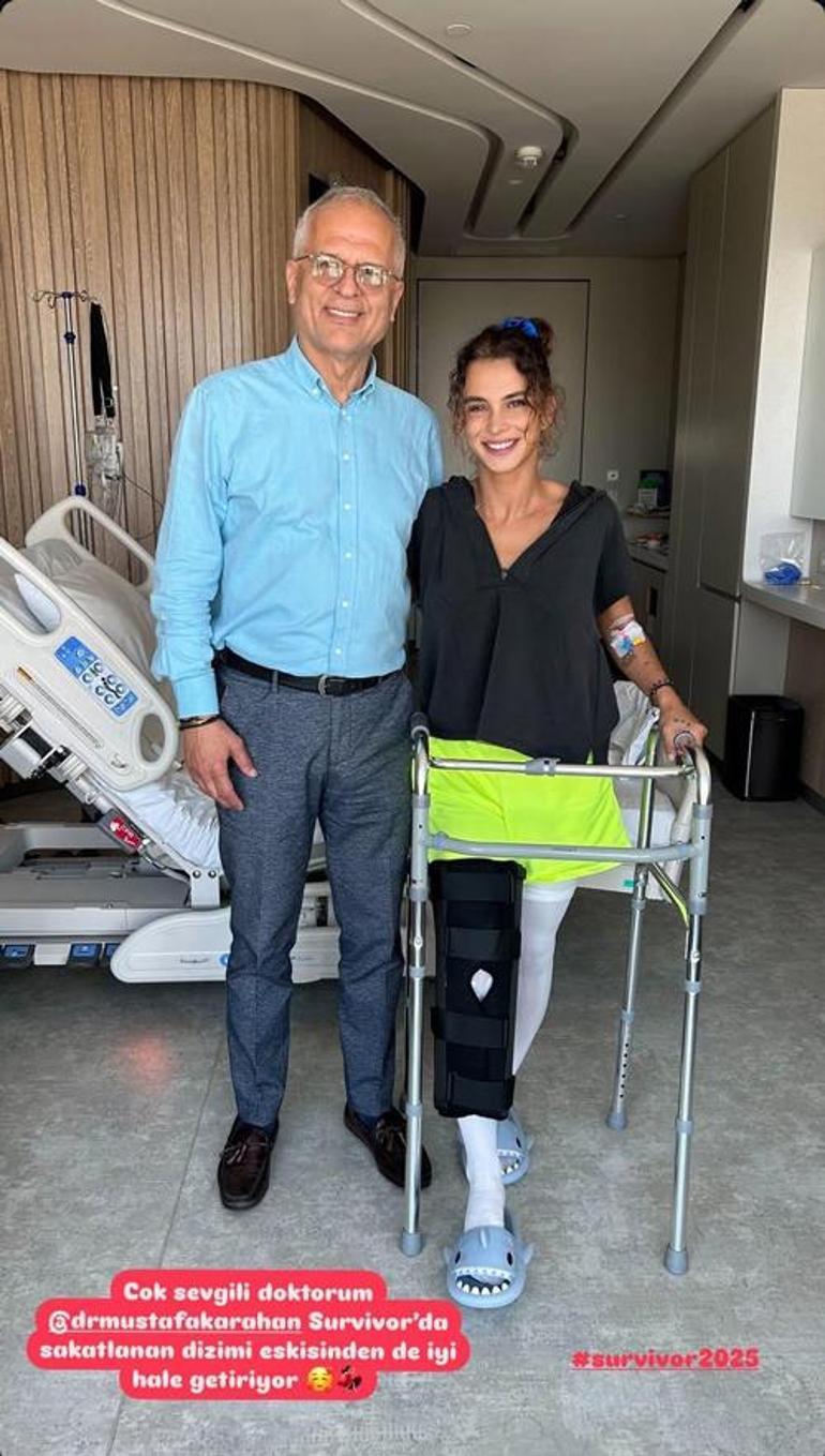 Survivordan elenen Pınar Saka hastane odasından paylaştı Sağlık durumunu açıkladı