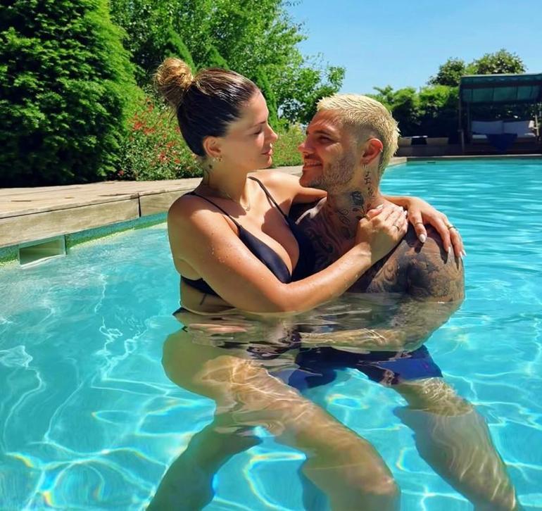 China Suarez ve Icardi aşka geldi Havuz pozları olay oldu