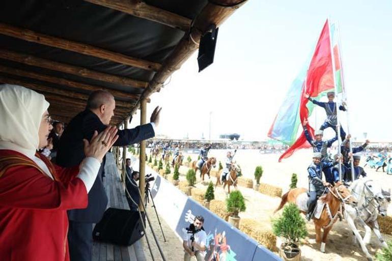 Cumhurbaşkanı Erdoğan, 7. Etnospor Kültür Festivalini ziyaret etti
