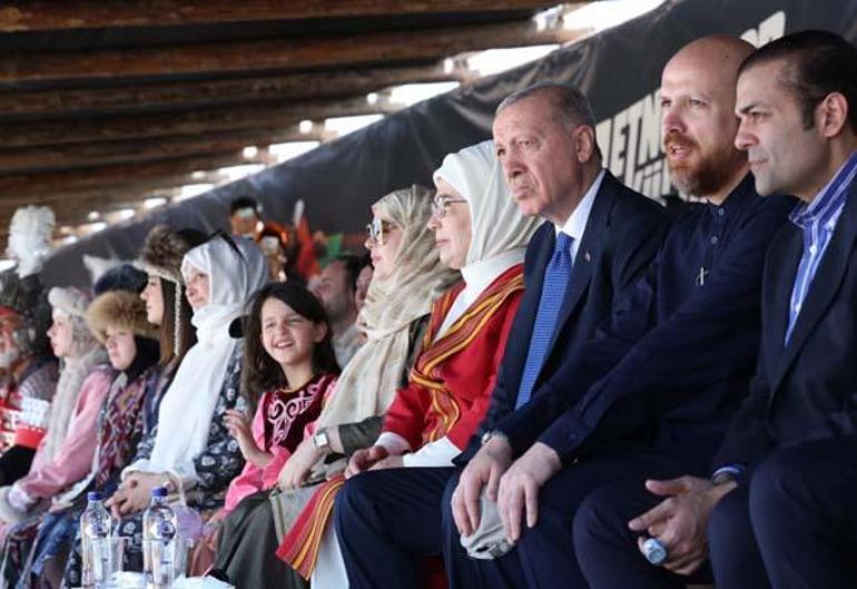 Cumhurbaşkanı Erdoğan, 7. Etnospor Kültür Festivalini ziyaret etti