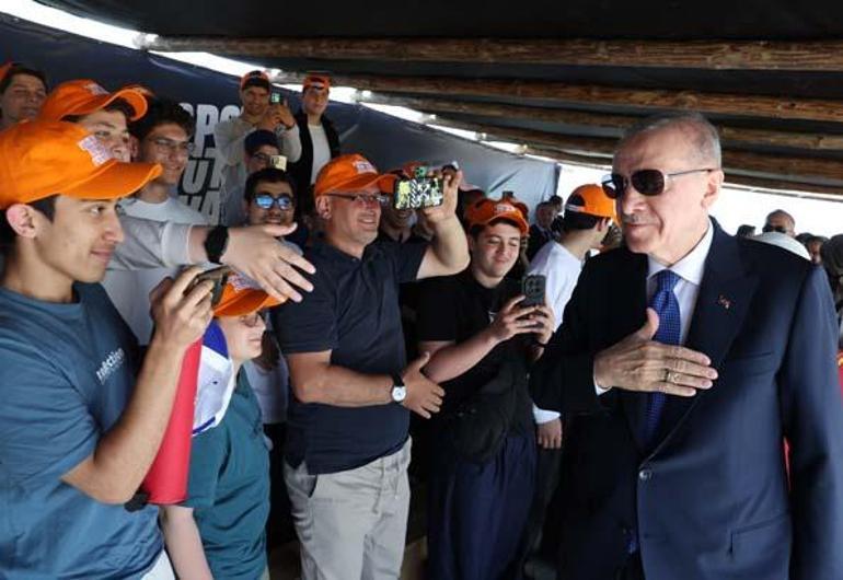 Cumhurbaşkanı Erdoğan, 7. Etnospor Kültür Festivalini ziyaret etti