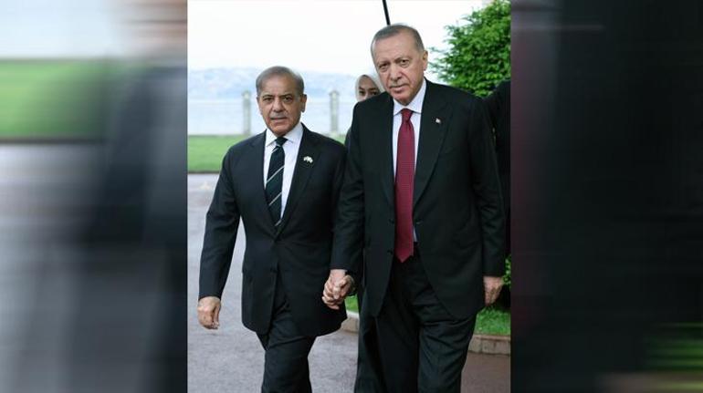 Cumhurbaşkanı Erdoğandan Şahbaz Şerif paylaşımı: Birçok kritik konuyu ele aldık