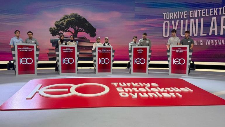 Türkiye Entelektüel Oyunları (TEO) Liseler Arası Bilgi Yarışması’nın kazananları belli oldu