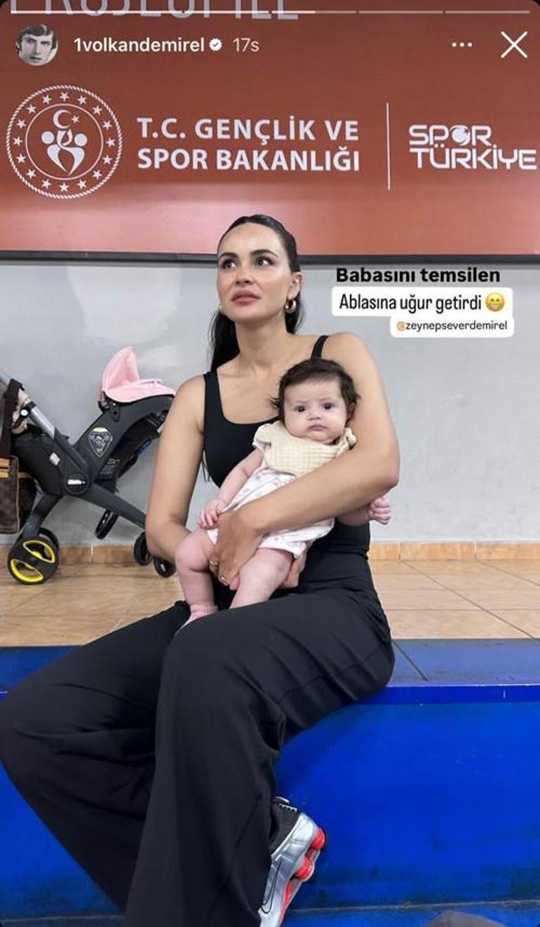 Volkan Demirel paylaştı Babasını temsilen gitti: İşte Yasmin bebeğin son hali