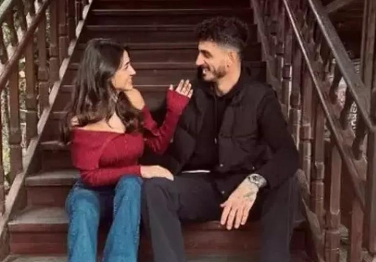 Romantik teklife evet dedi Hazal Çağlar futbolcu sevgilisi Samet Akaydın ile evleniyor