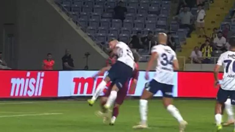 Hatayspor-Fenerbahçe maçında tartışma yaratan pozisyon Hakem ve VAR sınıfta kaldı