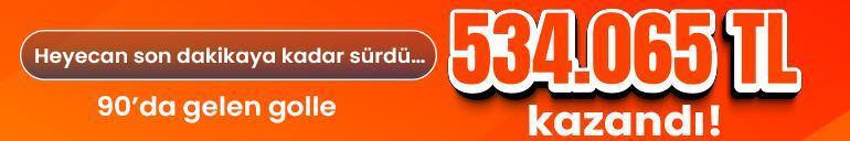 Heyecan son dakikaya kadar sürdü… 90’da gelen golle 534.065 TL kazandı