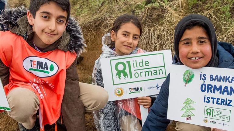 “81 İlde 81 Orman” projesi ile fidan dikimleri devam ediyor