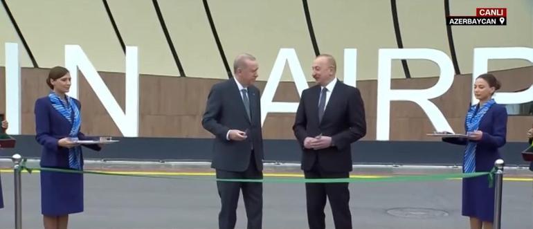 Erdoğan ve Aliyev, Laçin Havalimanını açtı