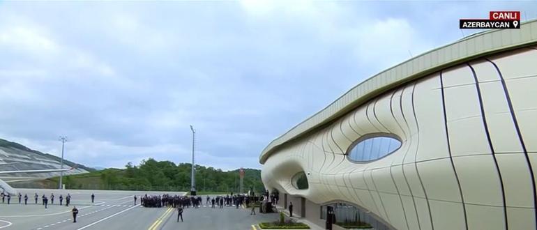 Erdoğan ve Aliyev, Laçin Havalimanını açtı