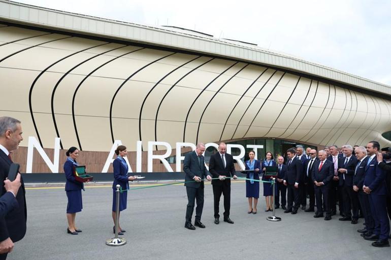 Erdoğan ve Aliyev, Laçın Havalimanını açtı