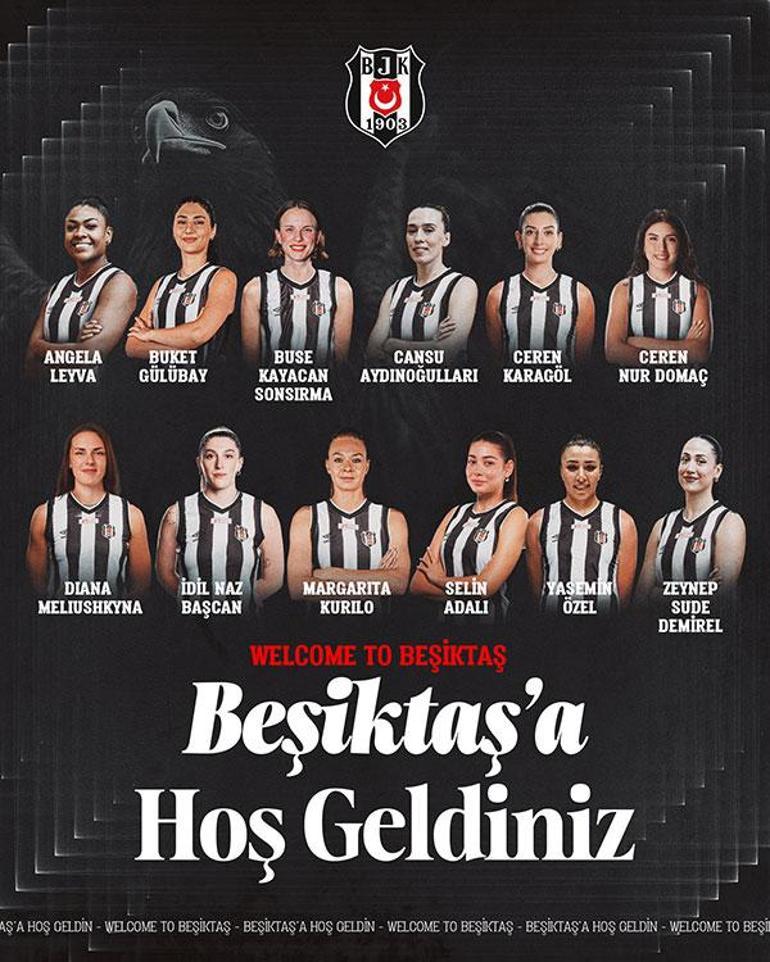 Beşiktaşta 12 transfer birden açıklandı Milli oyuncu imzayı attı