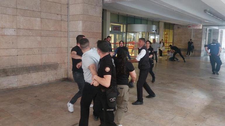 Samsun Adliyesinde ortalık karıştı Tekme ve yumruklar havada uçuştu