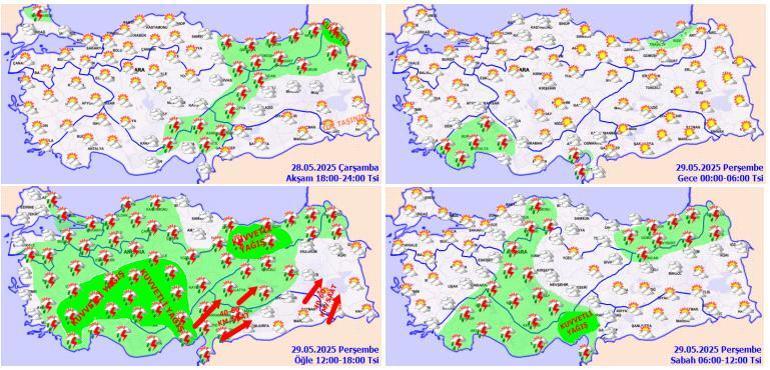 Meteoroloji uyarmıştı Bir şehir resmen beyaza büründü İşte il il yapılan uyarılar