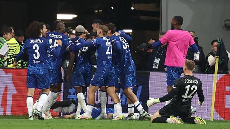 UEFA Konferans Liginde şampiyon Chelsea İlki başardılar